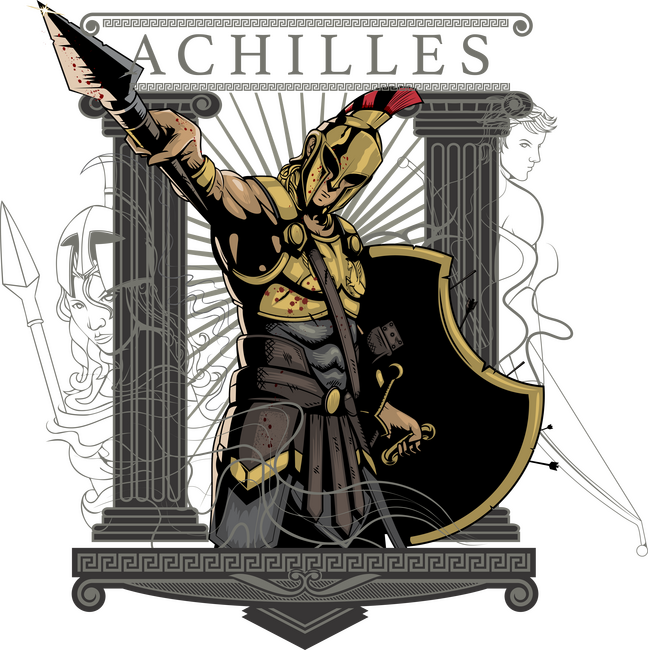 Achilles harcos, mitológia